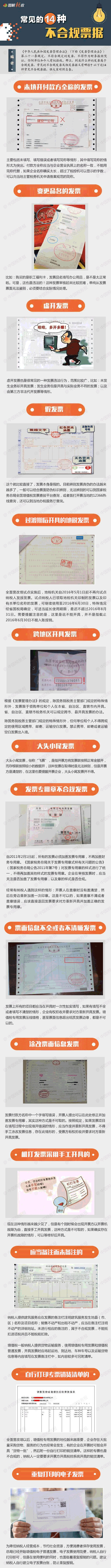 税务检查马上要来！14种不合规票据赶紧对照自查